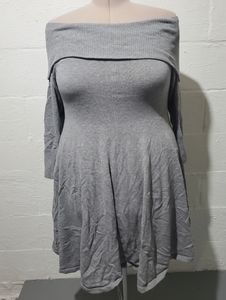 Great Off- the- shoulder Sweater Dress